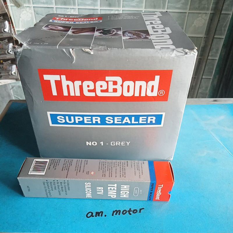 lem paking threebond rtv super. tahan panas 30 gram  tribone ori 100%  harga per 1 pcs