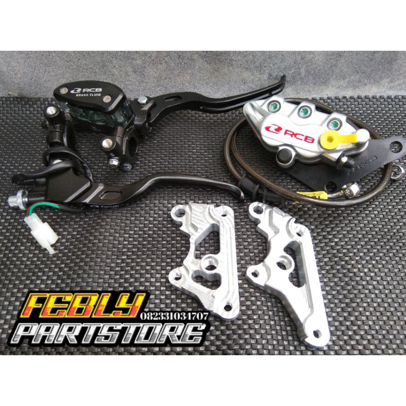 MASTER REM RCB OVAL 14MM E2 SET KOPLING RCB ORIGINAL E 2 KABEL SLANG REM TDR CALIPER RCB S SERIES 2 