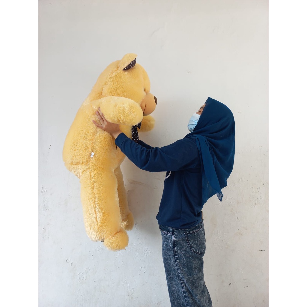 BONEKA TEDDY BEAR POLOSAN XXL |  BERUANG BESAR | BONEKA TEDDY BEAR 1 METER | TEDDY BEAR MURAH 1 METER