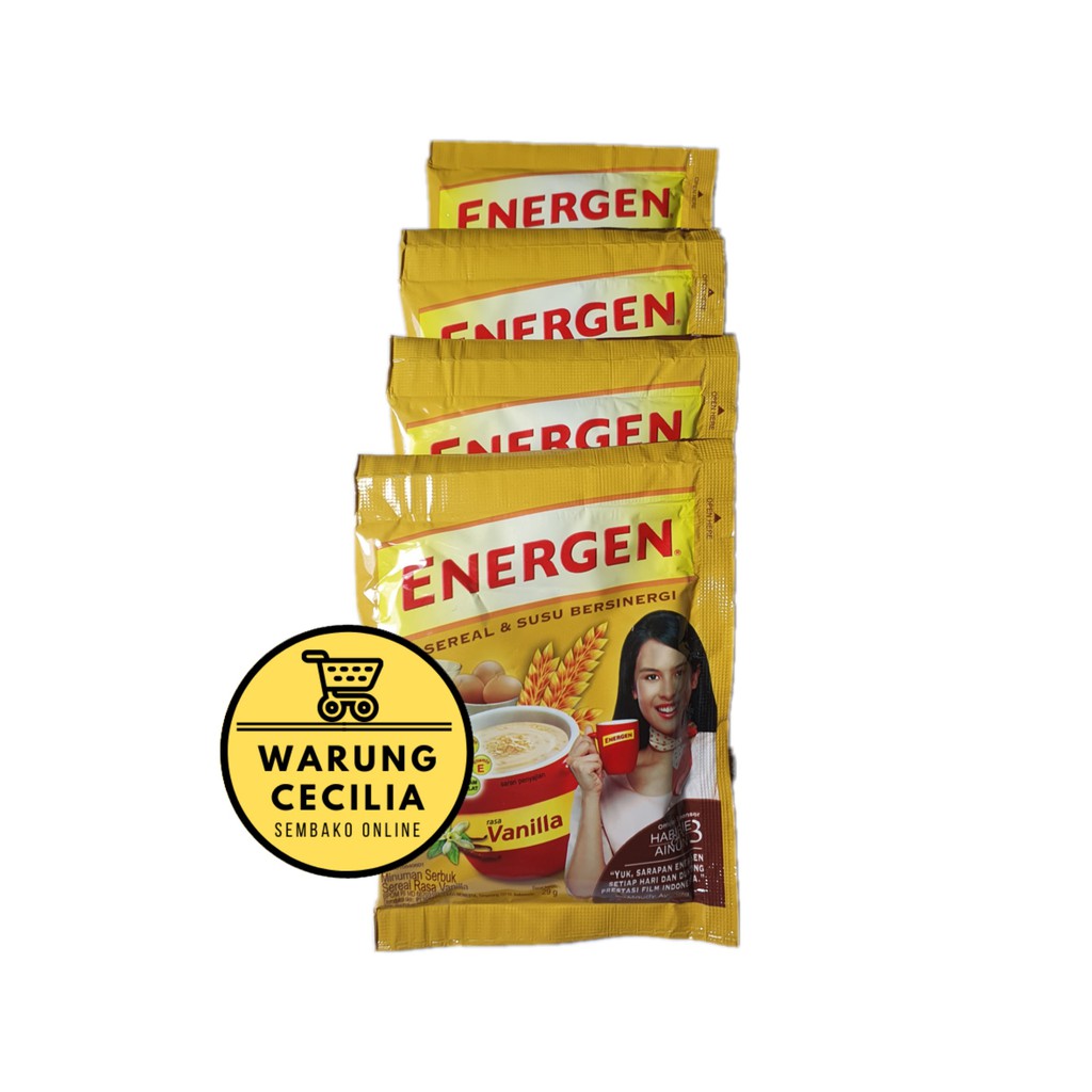 

Energen Vanila - Sereal Susu (1 renceng= 10 pcs)