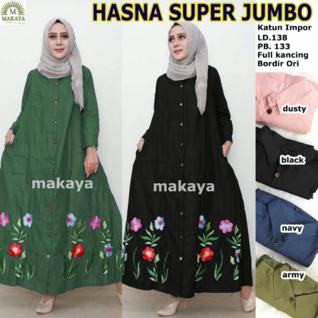 🌸HASNA SUPER JUMBO DRESS🌸 BY MAKAYA