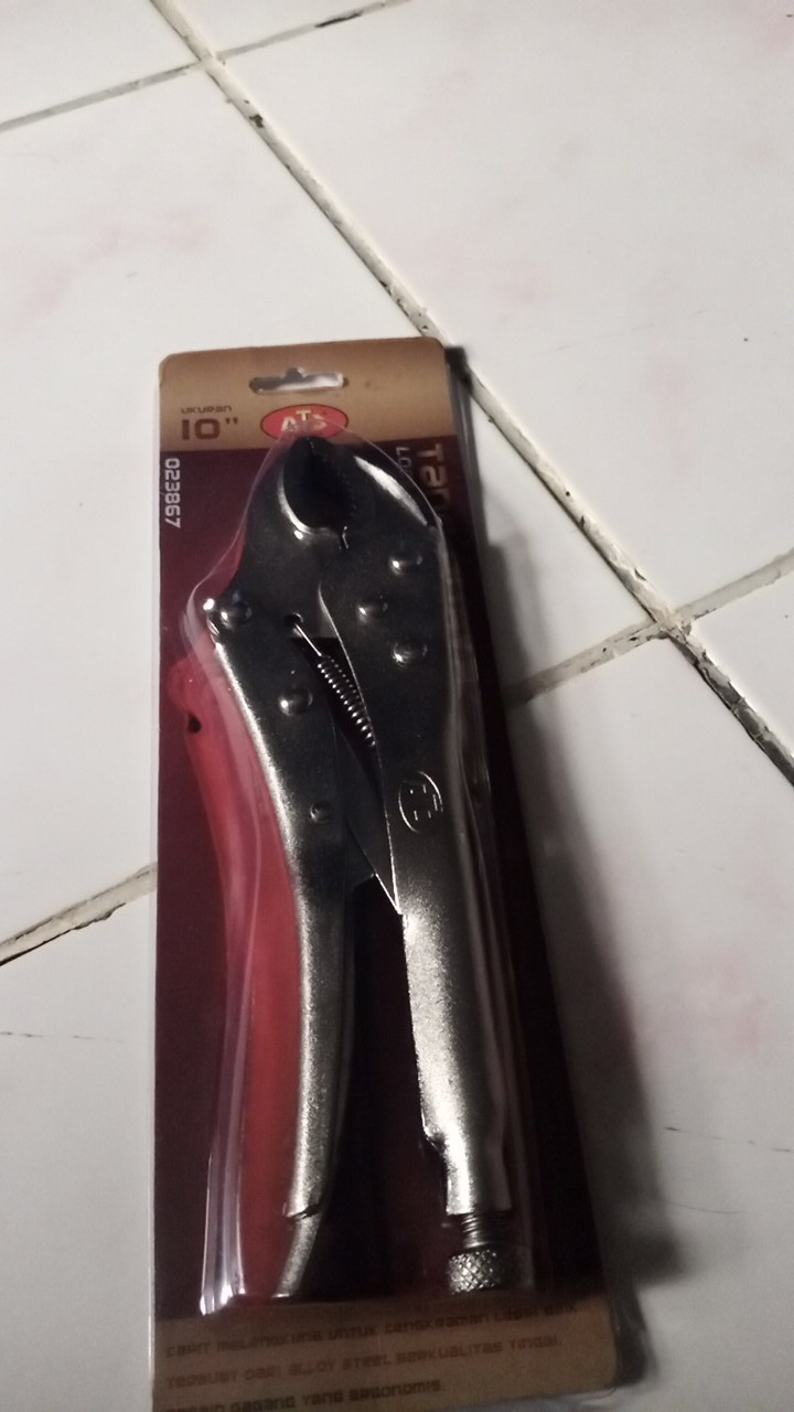 Tang Buaya 10 Inch - Lock Grip Pliers By Ats