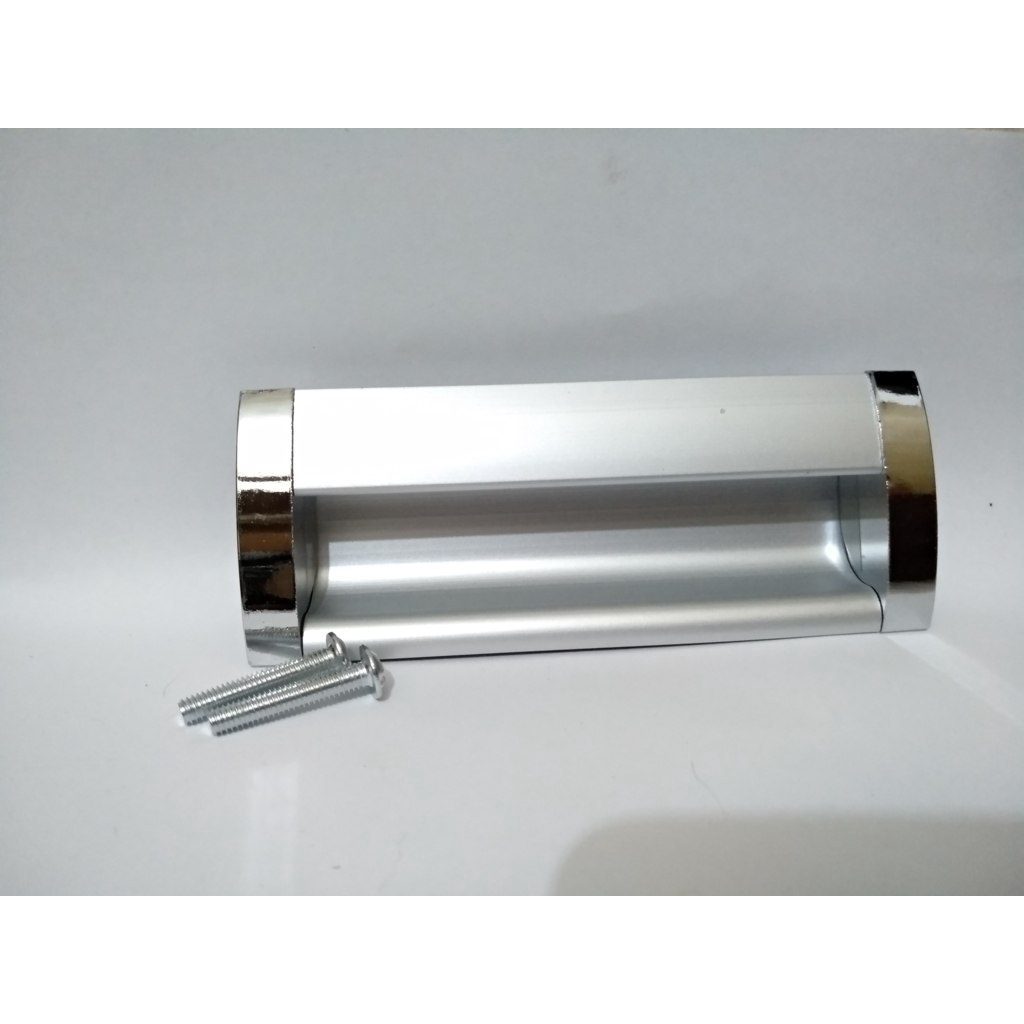 Gagang Tarikan Pintu Geser Panjang 11 cm Loker Laci Kamar Mandi Handle Tanam Pintu Sliding Alumunium