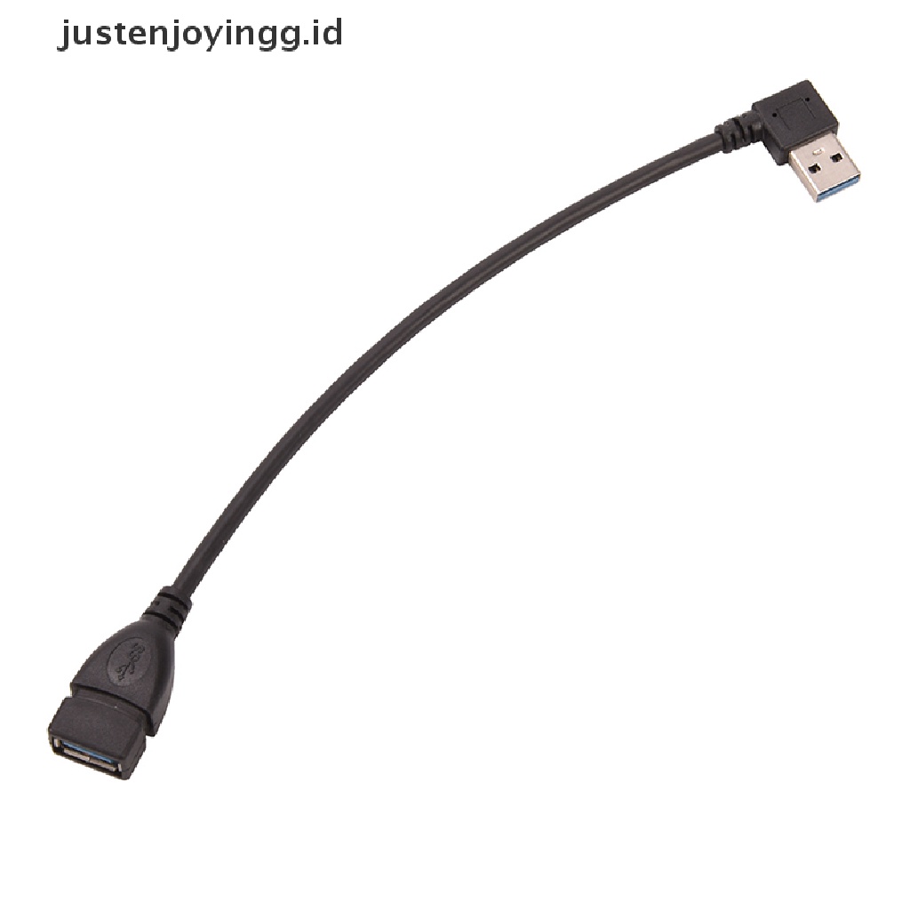 Kabel Extension Adapter Data Male to Female Sudut 90 Derajat USB 3.0 Kabel Data Adapter Extension USB 3.0 Male Ke Female Sudut 90 Derajat Usb 3.0