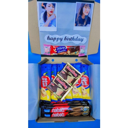 

Giftbox| Kado | Hadiah Snack | Snack Box | kado Wisuda| Giftbox Snack