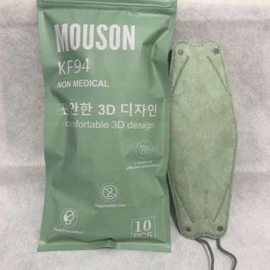 Korean Masker Evo Mouson 4ply 1pak isi 10pcs