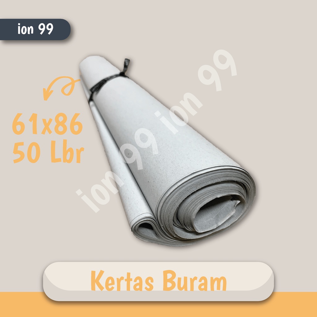 

Kertas Koran Buram Roll untuk Flip Chart - Isi 50 Lembar - 61x86