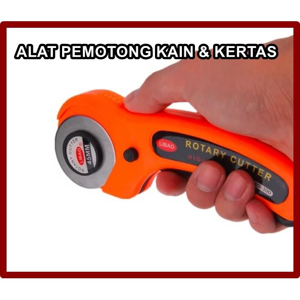 

ROTARY CUTTER 45MM KATER ALAT PEMOTONG KAIN KERTAS