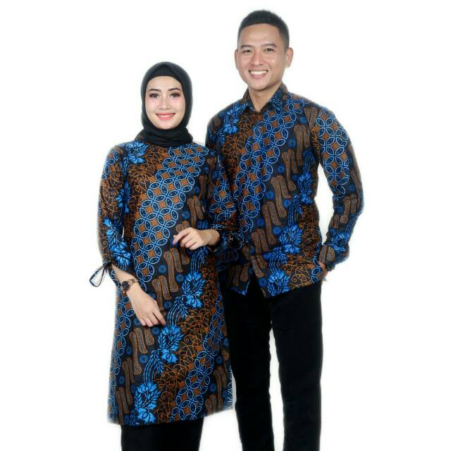 Couple ATASAN BATIK Tunik Kemeja BLUS