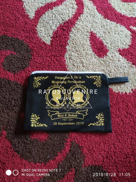 Dompet Souvenir Pernikahan Undangan Ucapan Terima Kasih Wedding Nikah Pertunangan Engagement ||