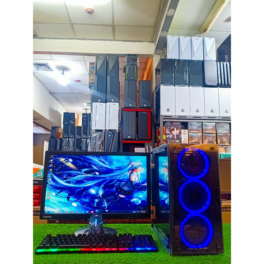 PC GAMING CORE I7 3770 RAM 8 GB HDD 500 GB/SSD 120 GB VGA 4 GB LED 22&quot;