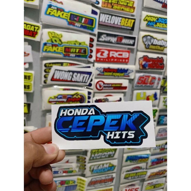 Sticker printing HONDA CEPEK HITS minim pembelian 20rb boleh campur