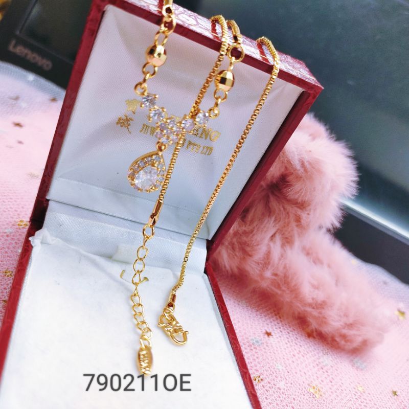 Kalung Koye Wanita Titanium Anti Karat Lapis Emas 0211OE