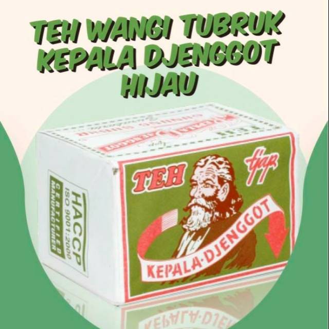 

Kepala jenggot hijau 40gr- teh tubruk-teh solo