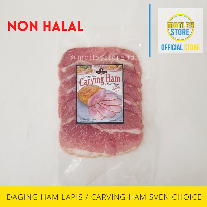 

Daging Asap - Smoke Carving Ham / Sven Choice / 200 Gr / Daging Asap / Non Halal