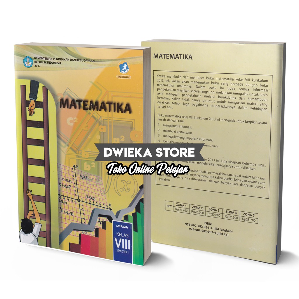 Buku Siswa Matematika Semester 1 Smp Kelas 8 Kurikulum 2013 Edisi Revisi 2017 Shopee Indonesia