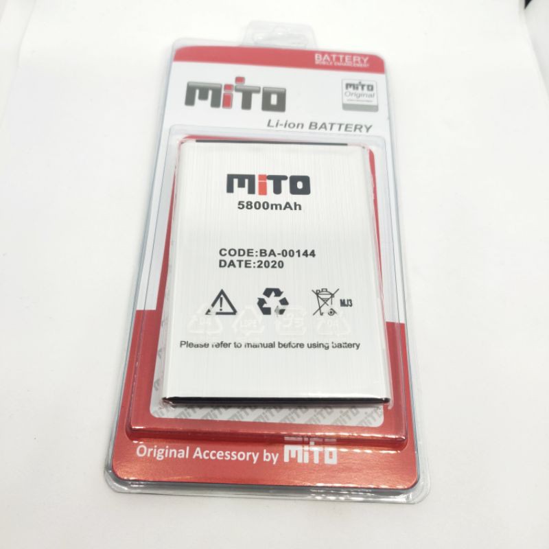 Baterai Mito W1 2019 Ba-00144 / battery/ aksesoris handphone batre hp Mito w1