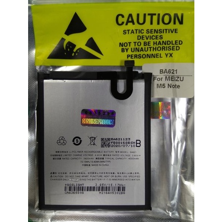 Meizu Battery Batre Baterai Meizu M5 Note BA621 BA-621