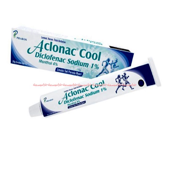 Aclonac Cool Dirlofenac Sodium 15 Emulsi Gel Perda Nyeri 20gr