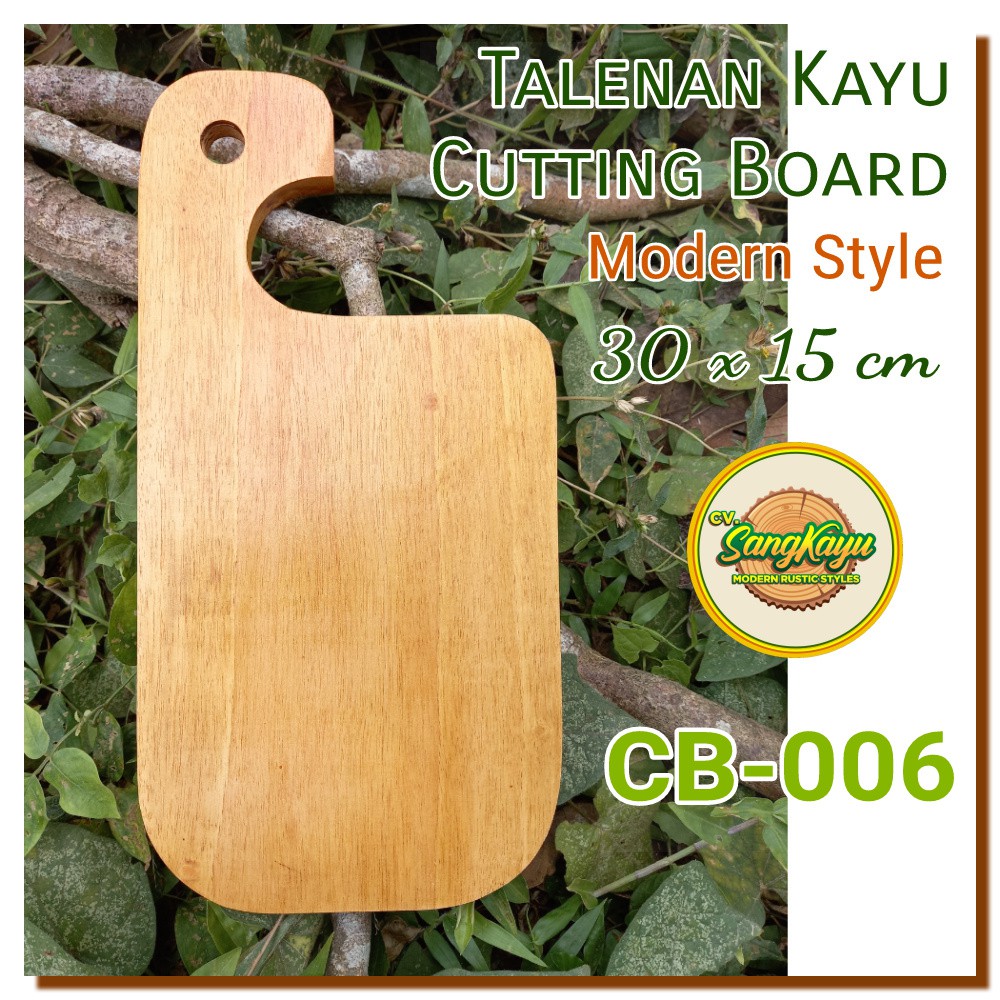 Talenan 30x15cm 006 talenan kayu modern Cutting Board Chopping board