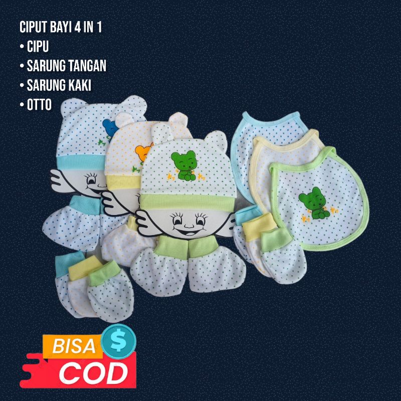 Ciput Bayi 4 in 1 / Perlengkapan Bayi