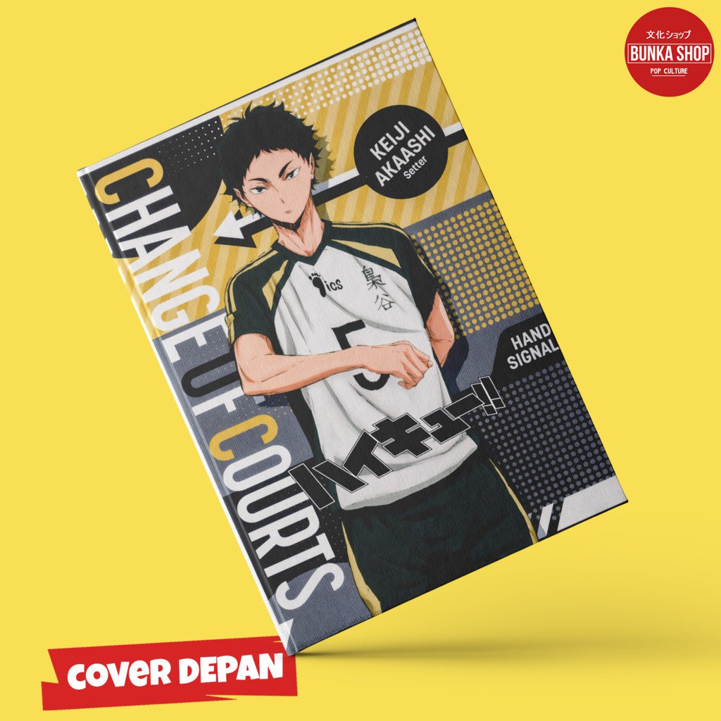 

Note Book Film Anime Haikyuu Keiji Akaashi Hardcover A5 Buku Tulis Catatan Murah Jurnal Agenda Planner