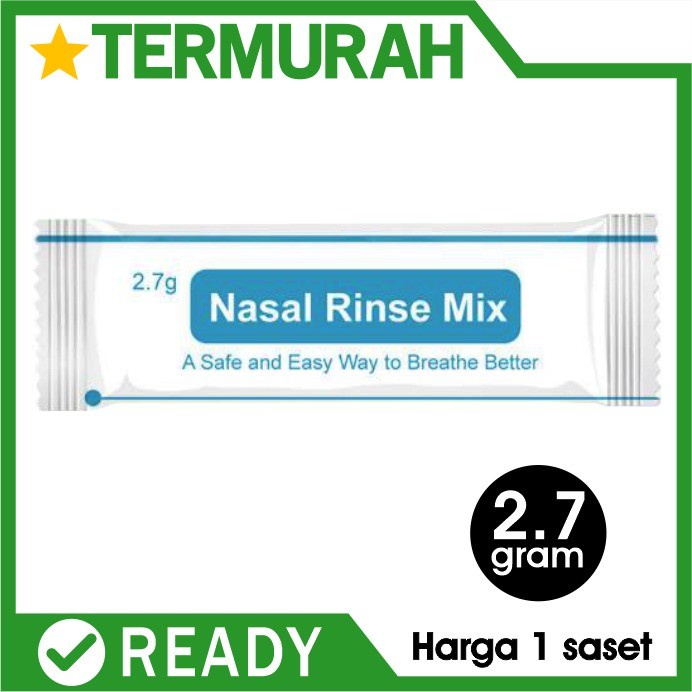 Garam pemBersih Cuci Hidung Sinus Nasal Rinse Nose Wash Salt pencuci 2.7g waterpulse irigasi sinusit