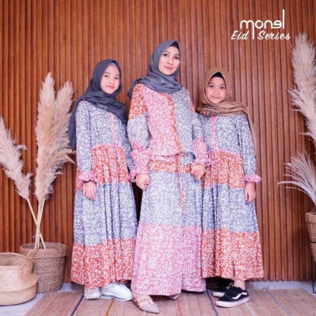 Monel Keyword Top Skirt Dress Kids Eid Series