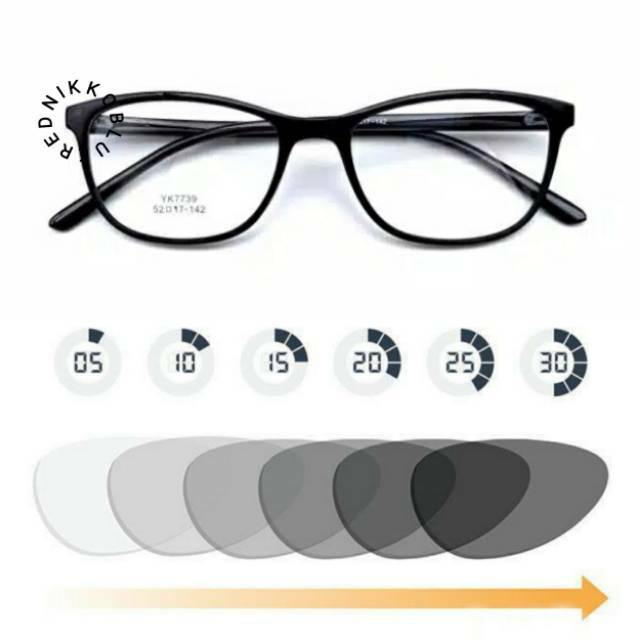 Kacamata 7739, Gratis Lensa Photocromik,Gratis Lensa Blueray