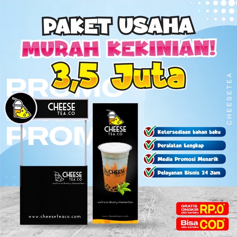 

PAKET USAHA MURAH MINUMAN CHEESETEA