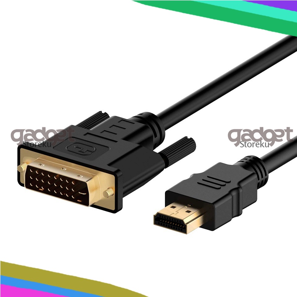 Kabel Video Adapter HDMI to DVI 24+1 Pin 1080P 1.8M FSU