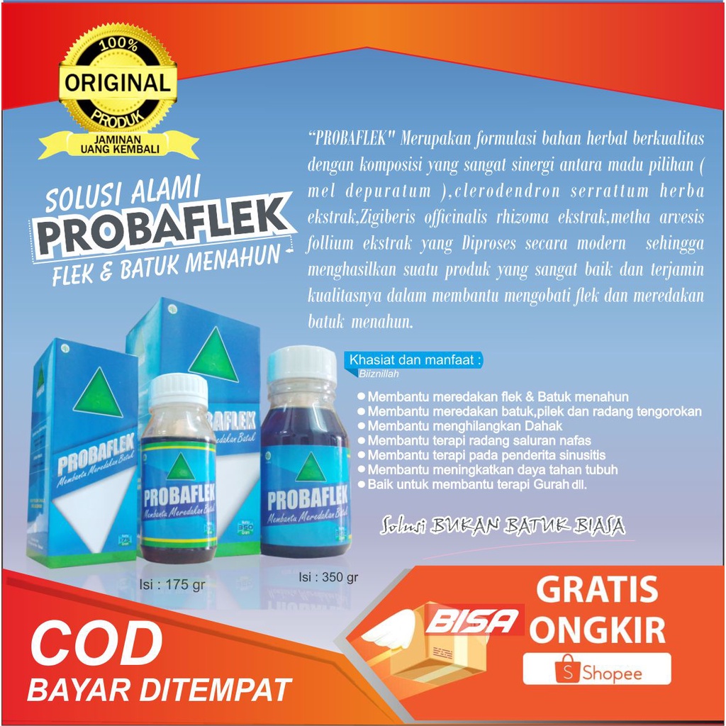 PROBAFLEK [ Original 100% ]OBAT FLEK|OBAT BATUK MENAHUN|OBAT BATUK SULIT SEMBUH|OBAT BATUK HERBAL