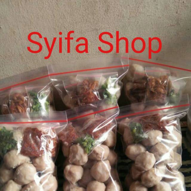 

Bakso paket bumbu