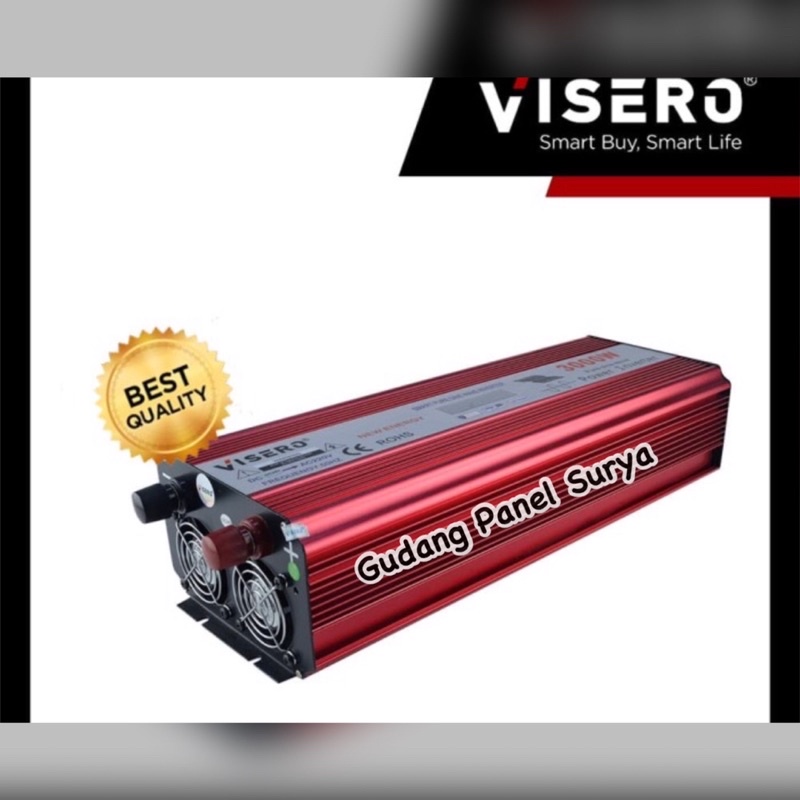 Power Inverter 24V 2000W Visero Inverter Pure Sine Wave DC 24V to AC 220V Visero (VIO-2000W PSW)