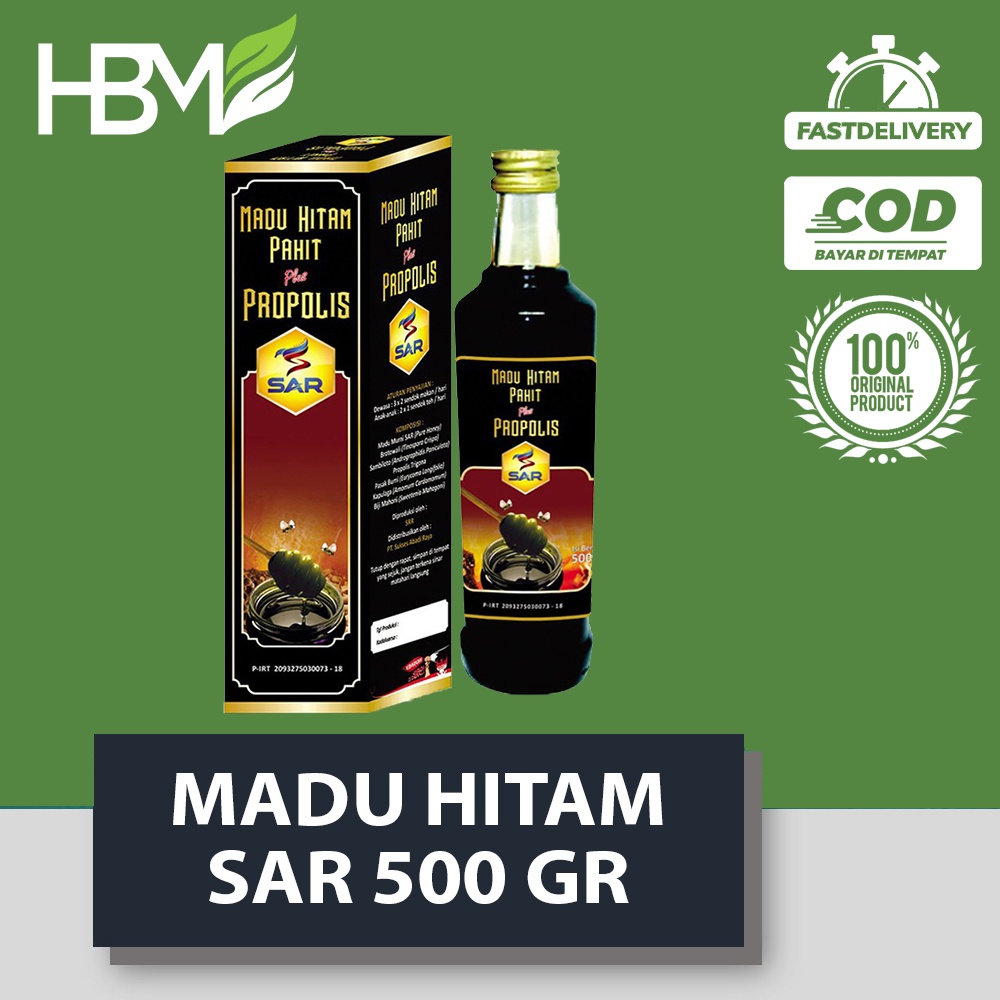 

MADU HITAM PAHIT PLUS PROPOLIS SAR 500 GR MEMBANTU MEMELIHARA KESEHATA