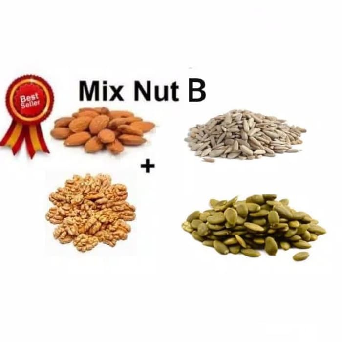 

HS Roasted 4 in 1 Mix Nut Walnut Almond Sunflower Pumpkin
