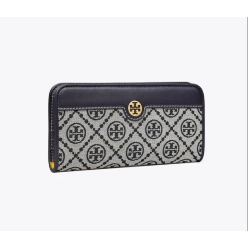 Tory burch T monogram jacquard long wallet