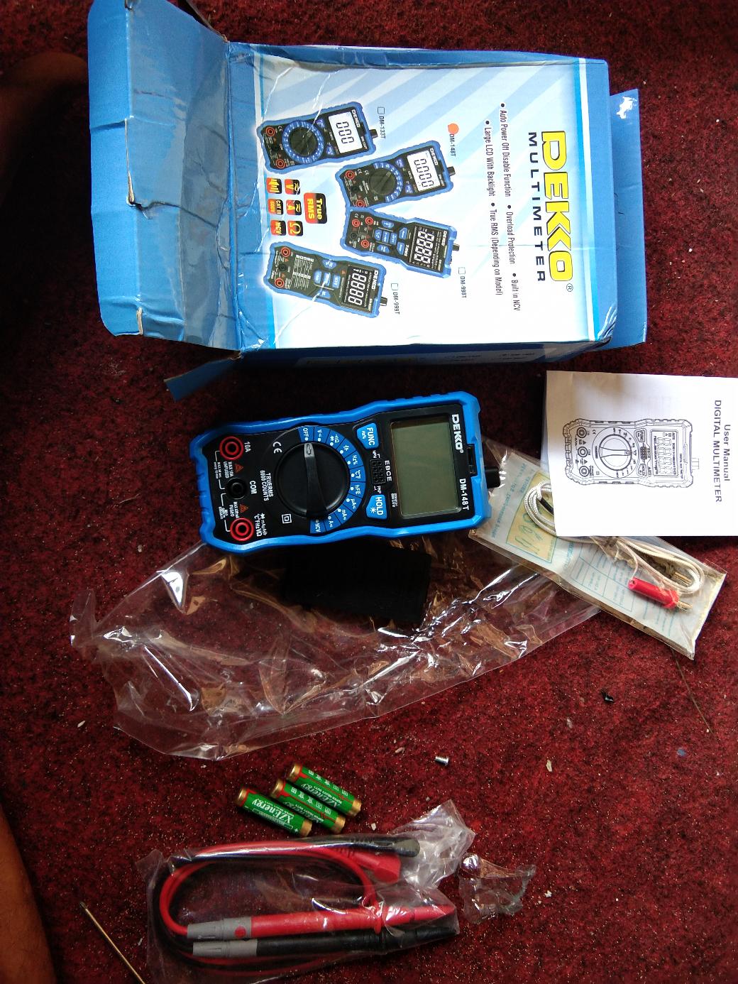 Dekko Dm-148t/true Rms Digital Multimeter Auto Range