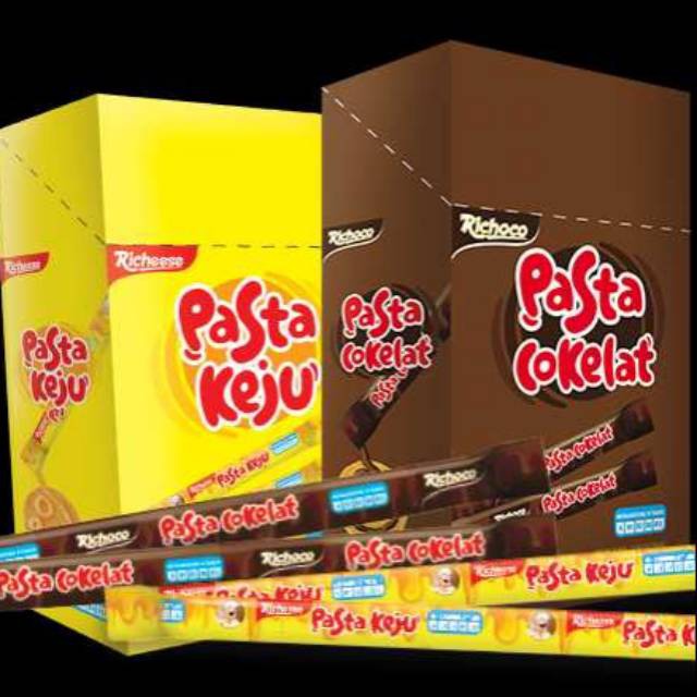 

Nabati Pasta Keju & Coklat - 30pcs x 8gr> pasta keju 8gr