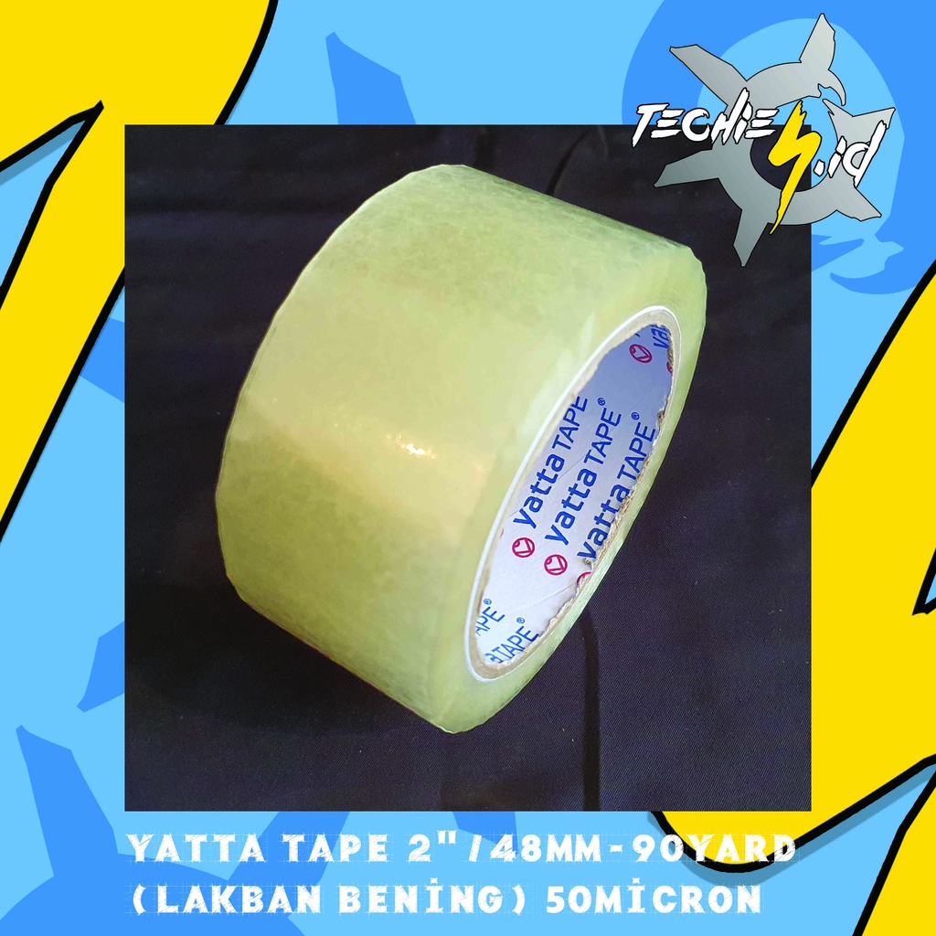 

Yatta Tape Clear 2inch / 48mm - 90yard - 50micron (Lakban Bening)