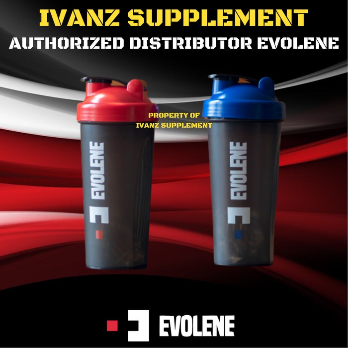 SHAKER PREMIUM EVOLENE WHEY EVOMASS EVO MASS TERBARU