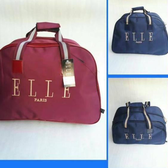 ♣ Tas Olahraga Koper Nilon Tahan Air Tas Luar Ruangan Tas Bepergian Besar untuk Wanita Pria Tas Tang