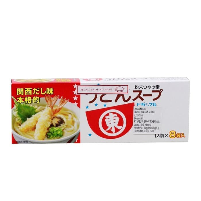 

Higashimaru Udon Soup / Bumbu Kaldu Udon (8 PCS X 8 GR) 64 GR