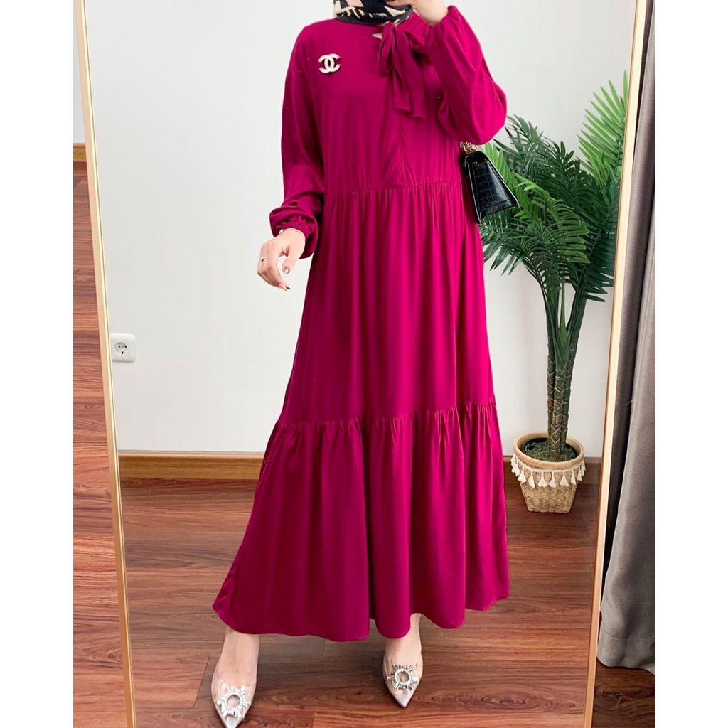 ALFAZZA STORE - MILA MIDI DRESS - MIDI DRESS - RAYON PREMIUM