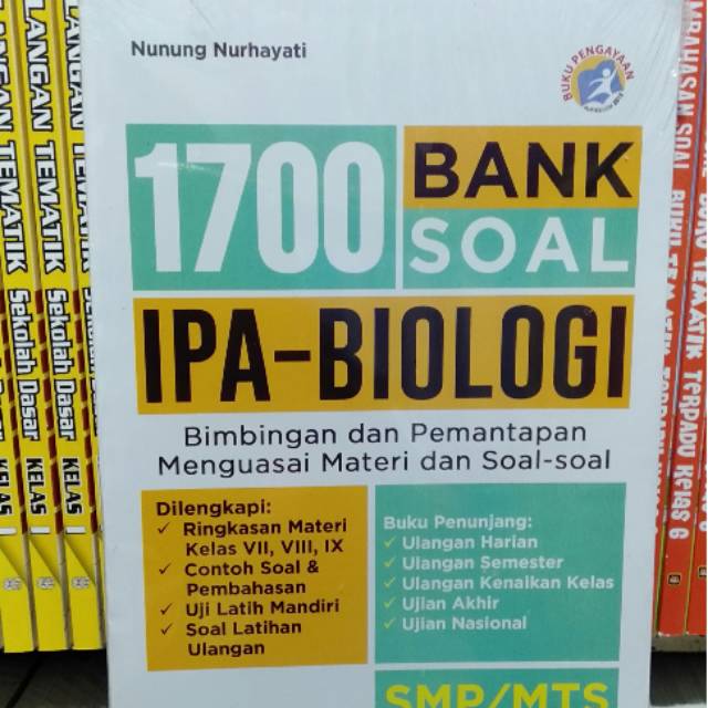 Buku 1700 Bank Soal Ipa Biologi Smp Mts Kls 7 8 9 Materi Dan Soal Soal Shopee Indonesia
