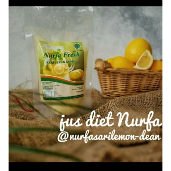 

MINUMAN DIET SEHAT ALAMI Nurfa Sari Lemon 500ml/NURFA FRES SARI LEMON/NURFA