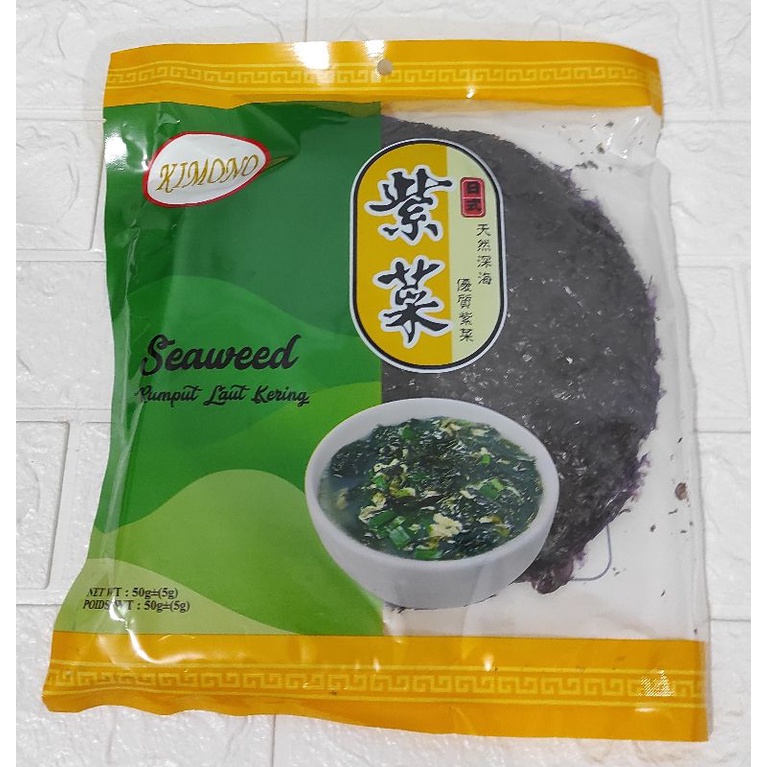 

Rumput Laut Kering Seaweed Kimono sop rumput laut bebas pasir