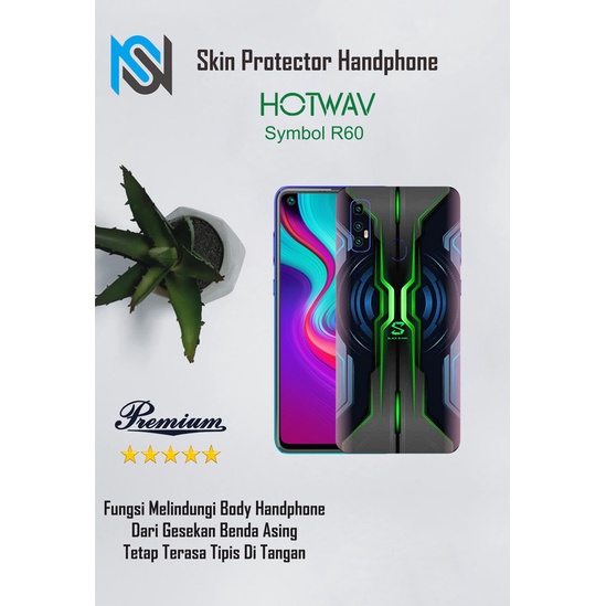 Isi 2pcs Garskin Hp Hotwav Symbol R60 Motif wall - Free Custom Motif