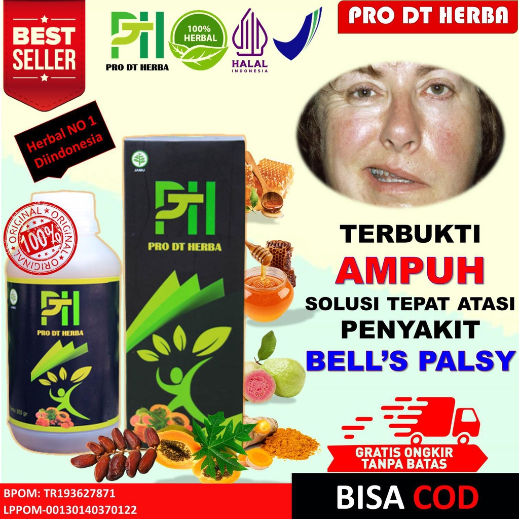 obat bells palsy paling ampuh pria wanita dewasa, herbal,  produk terlaris termurah berkualitas ungg