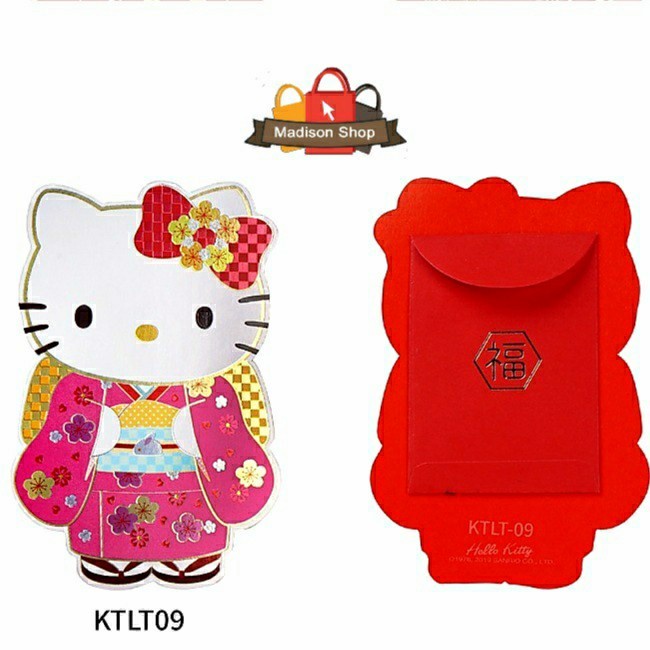 Angpao Hello Kitty Hologram Angpau Imlek Kado Ultah Anak Amplop Gift Harga Grosir Termurah